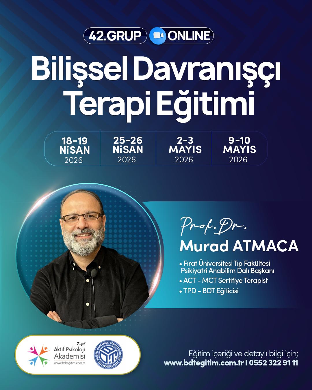 Bilişsel Davranışçı Terapi Eğitimi